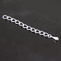 2.25in Necklace Extender w/Ball Weigh silver, pk/6