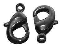 12mm Lobster Clasp, Gun Metal Finish, Pack of 12
