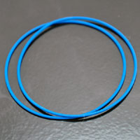 1mm Bungee Bangles, Aqua, pack of 6