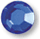 Austrian Crystal 11mm Round Faceted Dark Sapphire EA