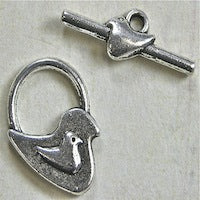 18.5mm Duck Toggle Clasp, pkg/9