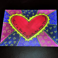 3.75x4.5in Heart Gift Card Proverbs 3:5, pk/12