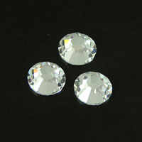 6mm Crystal(clear) Flatback, Preciosa Crystal, pk/12