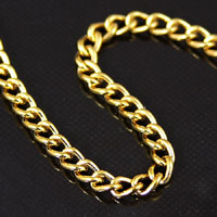 2mm Curb Chain, Gold sold/ft