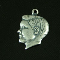 16.5x12mm Classic Silver Finish BOY EA
