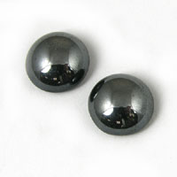10mm Round Acrylic Cabochon, Hematiet pk/12