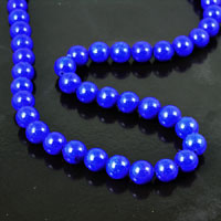 8mm Round Howlite Lapis Beads, 16in strand