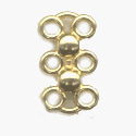 16x9mm 6-Hole Gold Plated Finish Connector EA