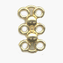 16x9mm 6-Hole Gold Plated Finish Connector  EA
