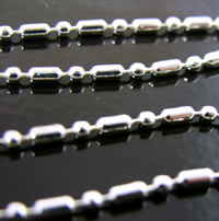 3.2mm Ball-Bar Chain, Classic Silver, -10ft/roll
