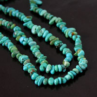 5mm "Turquenite" Turquoise Color Howlite and/or Magnesite Chip Beads, 16 inch strand