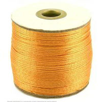 Satin Necklace Cord, Mustard Gold, 10 yards