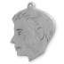 Classic Silver Finish DAD, man, boy charm, pack of 6