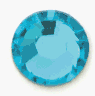 6mm Round Faceted Austrian Crystal, Teal, SS28 #2000, pack of 12