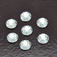 7mm Crystal(clear) Flatback, Preciosa Crystal pk/12