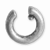 3/4 inch Earring Hoops, Antique Silver Finish, pack of 6
