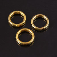 16mm Ring Bead w/14mm center, Gold Plated, pk/12