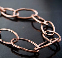 20x10mm Antique Copper Cable Chain Smooth Oval Wire. Copper Footage Chain sold in a 10ft/spool