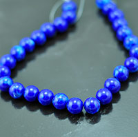 12mm Lapis Blue Lucite Beads, 12in strand