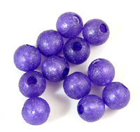 12mm Round Iced Mulberry Lucite Beads, 12in. strand