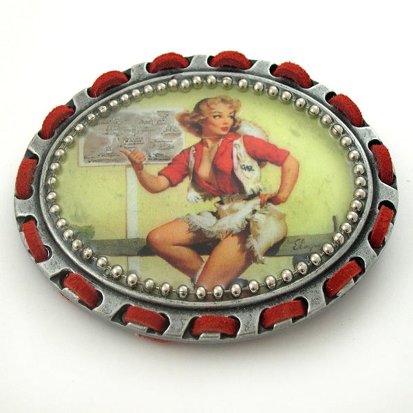 Ready to Wear Buckle Western Red, EA