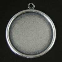 29mm Metal Tag Charm, Classic Silver, pk/6