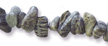 6mm Zebra Bead Stone Chips, 36 inch Strand