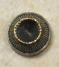 9mm Ant. Silver Round Setting-5mm Chaton, pk/6