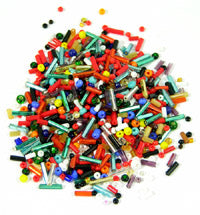 1oz. Assorted Seed Beads Mix Bugle, ea