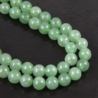6mm Round Green Aventurine Beads, 16in strand