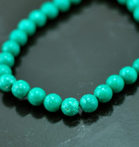 10mm Green Granite Lucite Beads, 12in strand