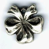 22mm Classic Silver Bow Charm, 6 pack