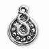 26mm Viking Norse Celtic Infinity Charms, Antique Silver Finish, pack of 4