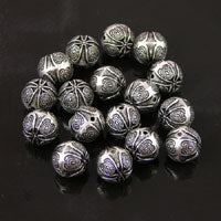 12mm Antiqued Classic Silver Turkish Round Beads