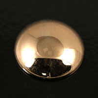 24mm Round Copper Color Acrylic Cabochon, pk/6