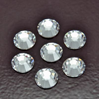 Crystal(clear) Flatback, Preciosa Crystal, pk/6