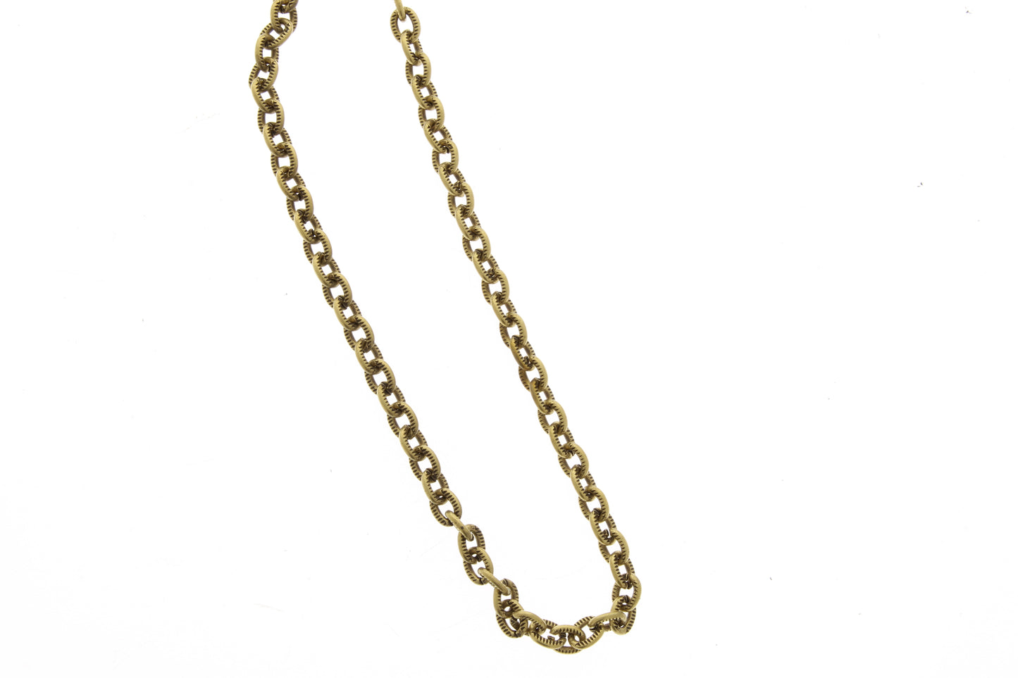 5mm Small Cable Chain, Antique Gold, Sold 10ft