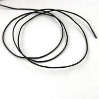 1mm Leather Cord, Black, sold/yard