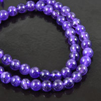 6mm Round Amethyst Beads, 16in strand