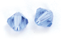 Swarovski Crystal 4mm Bicone Beads, Light Sapphire, Sold by Dozen