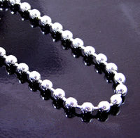 6mm Classic Silver Ball Chain, -10ft/roll