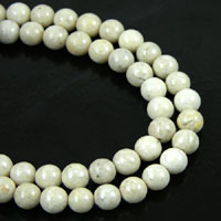 6mm Round Riverstone Beads, 16in strand