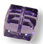 Swarovski Crystal 8mm Square Beads ,Tanzanite,pack of 2