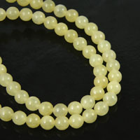 6mm Round Honey Jade Beads, 16in strand
