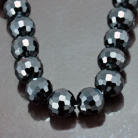12mm Faceted Round Fire-n-Ice Cryst 16" Strand