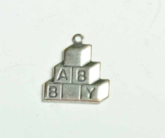 Baby Blocks Charm , 6 each per pack