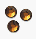 3mm Swarovski Austrian Crystal, Smoked Topaz Faceted, pack of 24