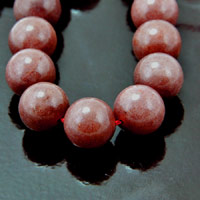 14mm Candy Jade Round Bead, Coffee-n-Cream(brown), strand