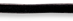 3mm Black Suede Flat Lace Cord, YD