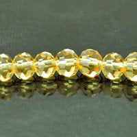 6mm Round Faceted Fire-n-Ice Crystal